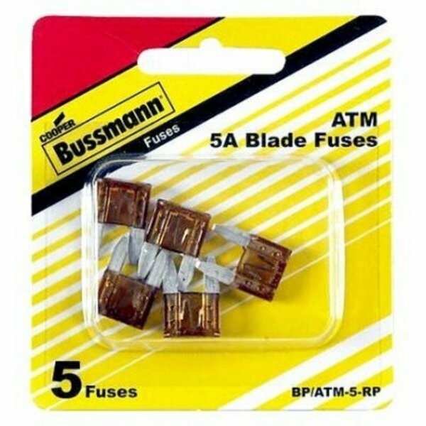 A1 Cardone 5A Mini Auto Fuse, 5PK BP/ATM-5-RP